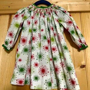Smocked Christmas Dress